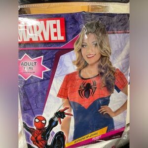 Spider girl shirt and tutu for women.